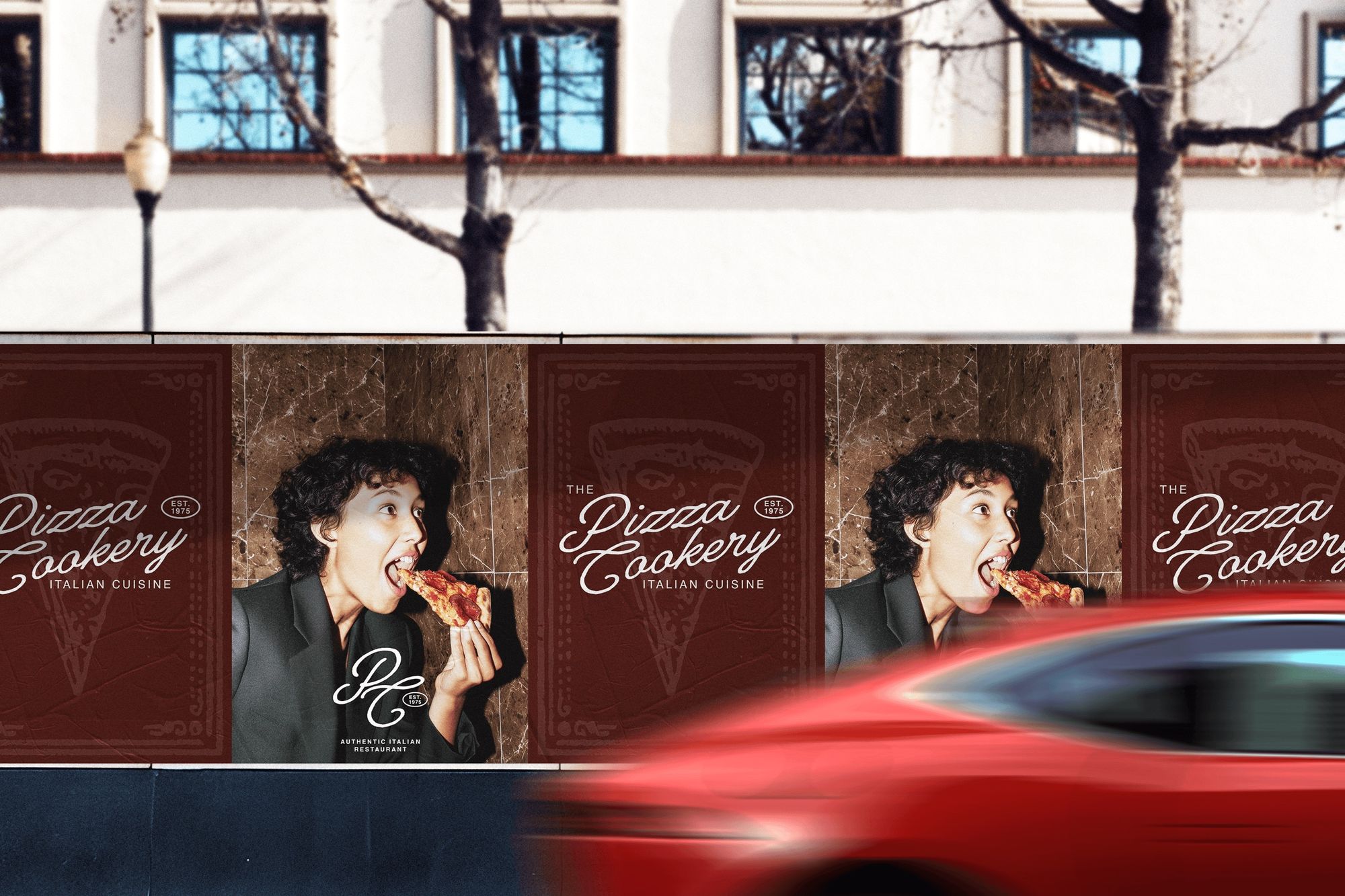 The Pizza Cookery street poster campaign